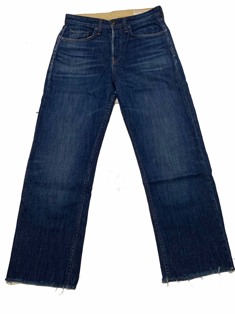 rag & bone maya high rise ankle straight jeans